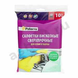 Салфетки PATERRA сверхпрочные 10шт (30*38см)