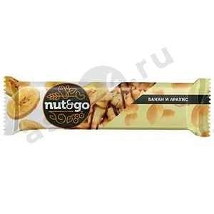 Батончик NUT and GO банан и арахис 42г
