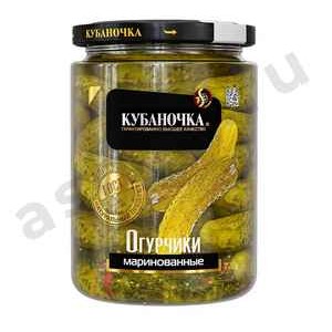 Бакалея Консервы Огурцы КУБАНОЧКА 720г с/б