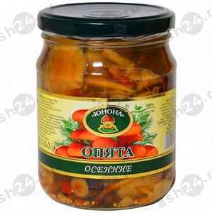 Бакалея Консервы Опята ЮНОНА 460г с/б