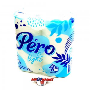 Туалетная бумага PERO light 4 рулона