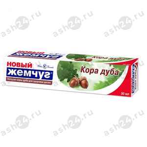 Зубная паста НОВЫЙ ЖЕМЧУГ кора дуба 50мл