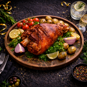 Запеченная свиная нога (от 4кг)