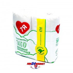 Туалетная бумага 7Я эконом 2 слоя 4 рулона (6189)