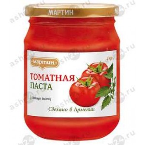 Бакалея Томатная паста ОТ МАРТИНА 540г с/б