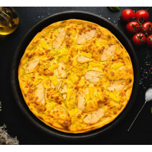 Пицца Курица ананас 35см
