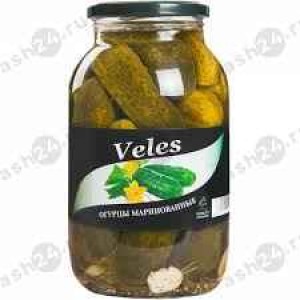Бакалея Консервы Огурцы VELES 1500г с/б