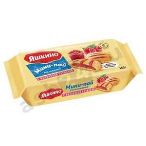 Мини-пай ЯШКИНО голландский малина 180г